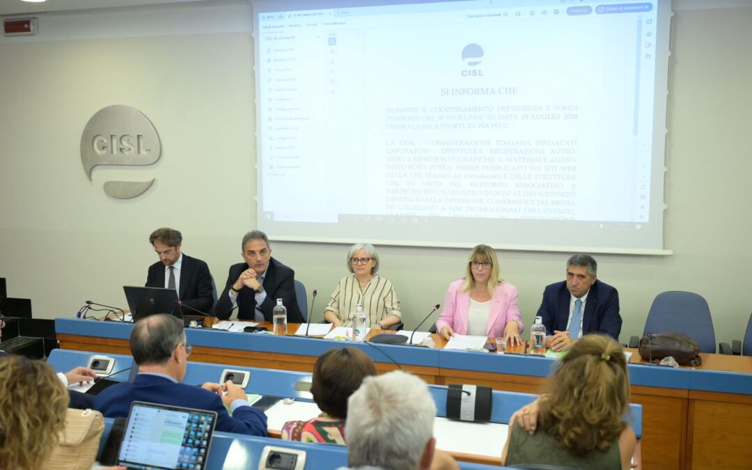 Previdenza. Fumarola: «Al Governo chiediamo un confronto organico. Servono riforme eque e strutturali per rafforzare la coesione sociale»