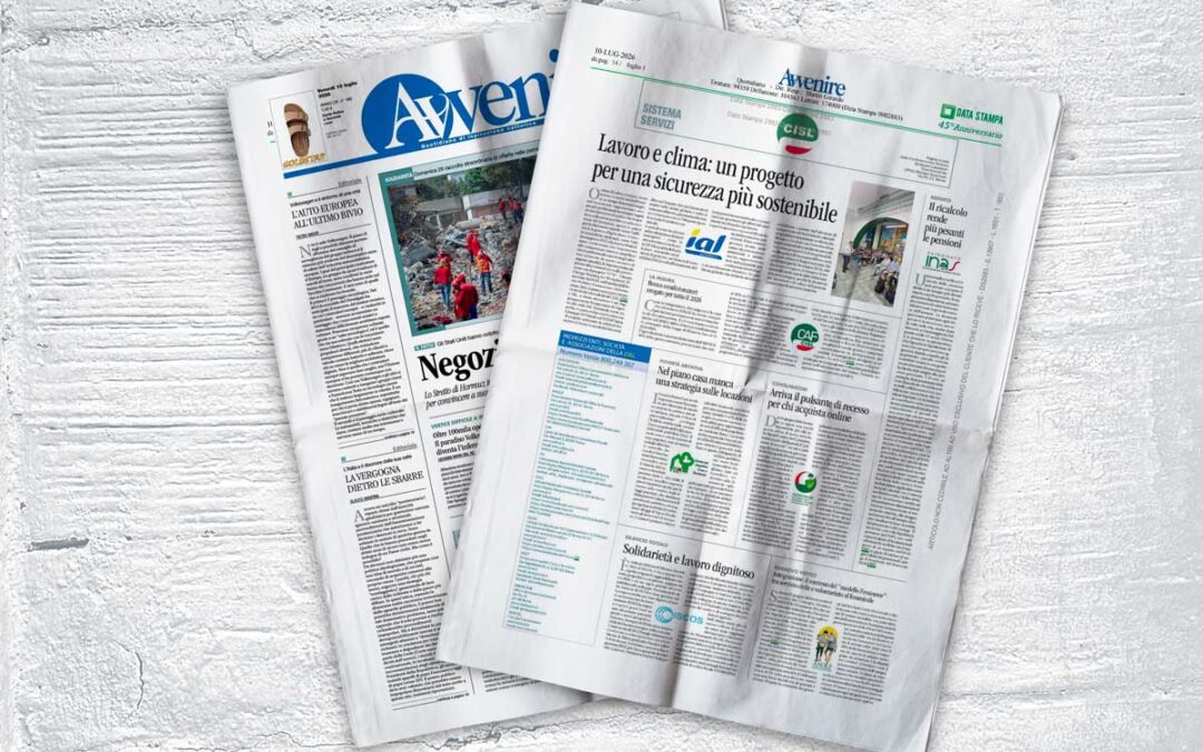Il Sistema Servizi CISL su “Avvenire”: Sicurezza, Diritti e Sostegno ai Cittadini nel 2026