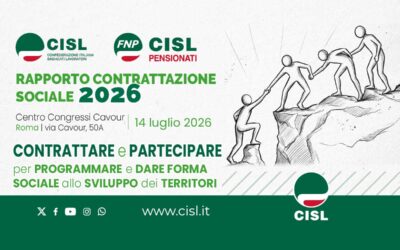 Welfare. Fumarola martedì 14 luglio a Roma alla presentazione del Report Cisl-Fnp sulla contrattazione sociale