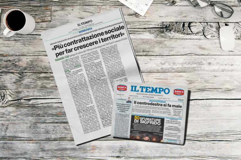 Intervista a Daniela Fumarola su Il tempo sulla Contrattazione sociale