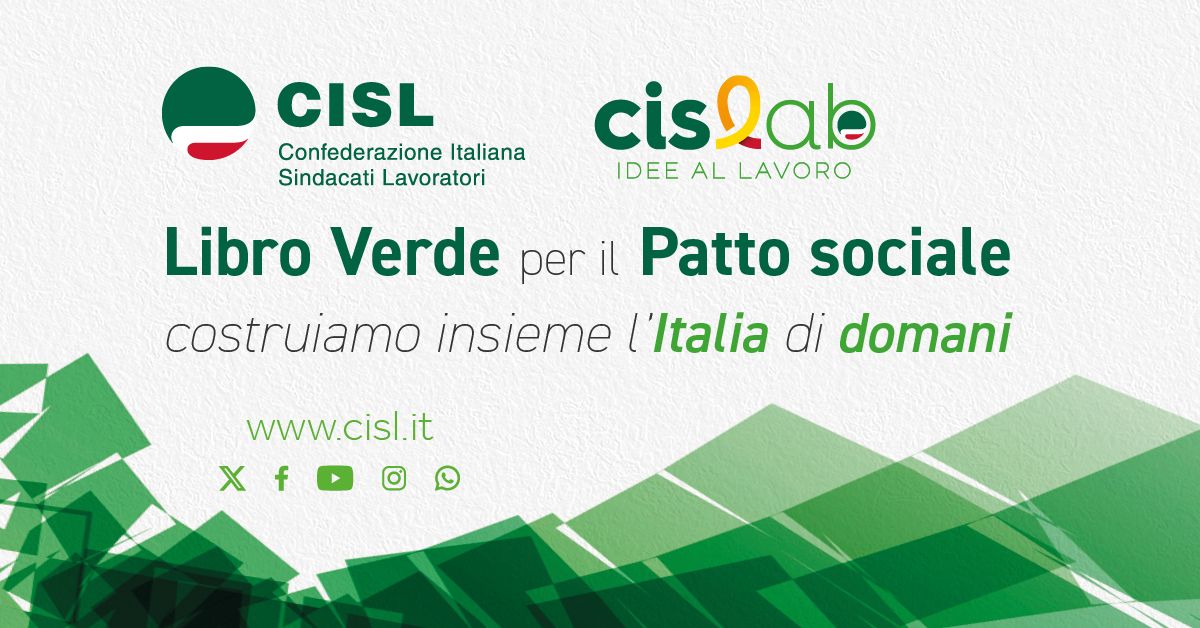Libro Verde Patto Sociale Cisl