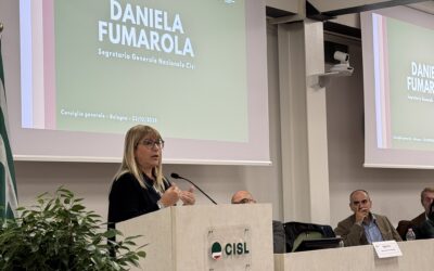 Patto sociale, Fumarola al Consiglio Generale della Cisl di Bologna: «Facciamo vivere il Libro Verde con una mobilitazione responsabile»