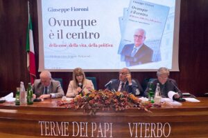 Fumarola a Viterbo alla presentazione del libro di Fioroni
