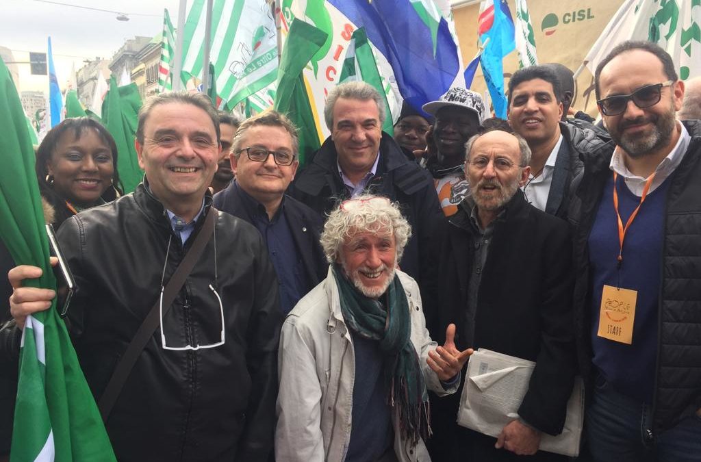 Migranti. Sbarra: “Dalla Manifestazione di Milano un messaggio forte e chiaro a politica ed istituzioni. Ora aprire fase di dialogo sociale su lavoro, coesione ed integrazione”