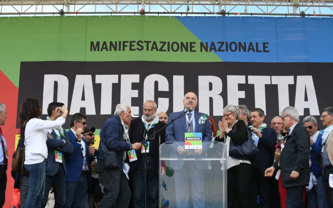 Migliaia di pensionati in piazza a Roma. Furlan: “Meritano piu’ rispetto dal Governo e dalla politica”