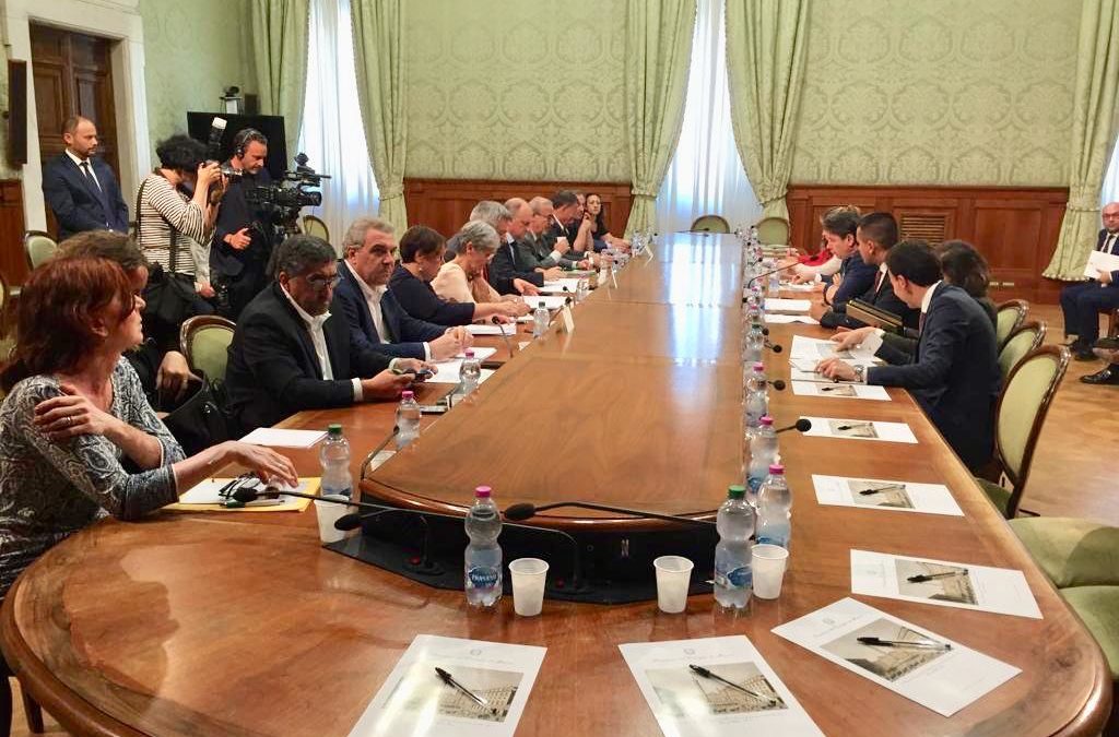 Incontro a Palazzo Chigi su Lavoro e Welfare. Sbarra: “Aspettiamo il Governo alla prova delle proposte concrete. Va ampliato il confronto a istruzione, p.a, previdenza, infrastrutture, politica industriale”