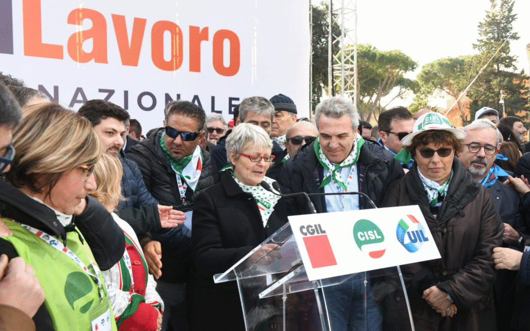 Imponente manifestazione a Roma di Cgil Cisl Uil. Furlan: “Ora il Governo esca dalla realtà virtuale e si confronti con il sindacato”