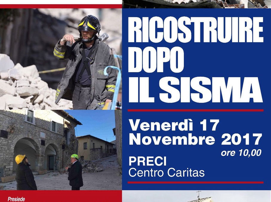 Umbria.  “Ricostruire dopo il sisma” a Preci il convegno Cgil, Cisl, Uil per fare il punto ad un anno dal sisma