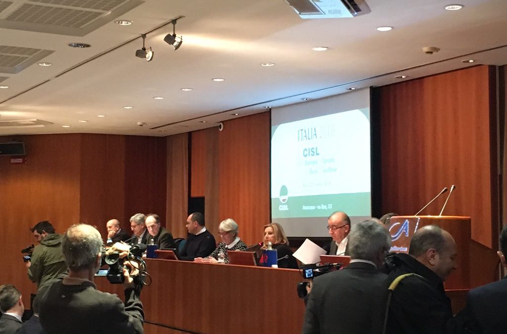 Elezioni. La Cisl per l’Europa, il lavoro, il fisco, il welfare: l’agenda delle priorità presentata oggi a Roma