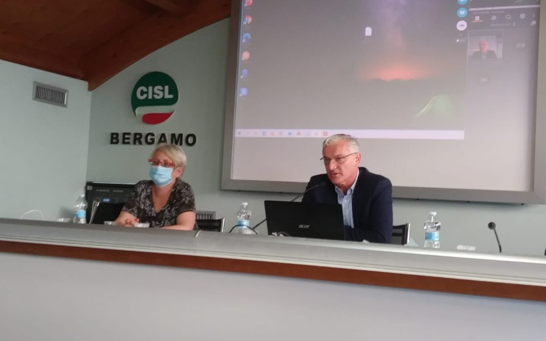 Lavoro. Furlan all’Esecutivo della Cisl di Bergamo. “Questa e’ una provincia nel cuore di tutti  gli italiani per la tragedia che ha vissuto. Ricostruiamo ora  il Paese senza commettere gli errori del passato”