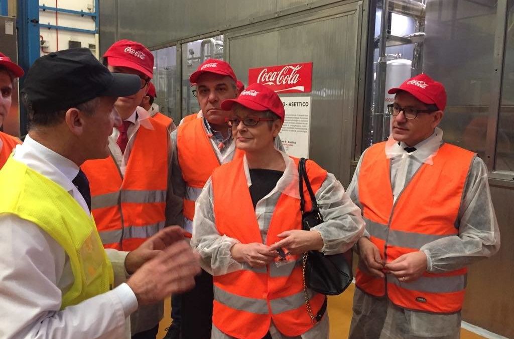 Lavoro. Furlan in visita stabilimento Coca Cola a Verona: “Il compito del sindacato è tutelare i lavoratori e favorire questi investimenti produttivi”